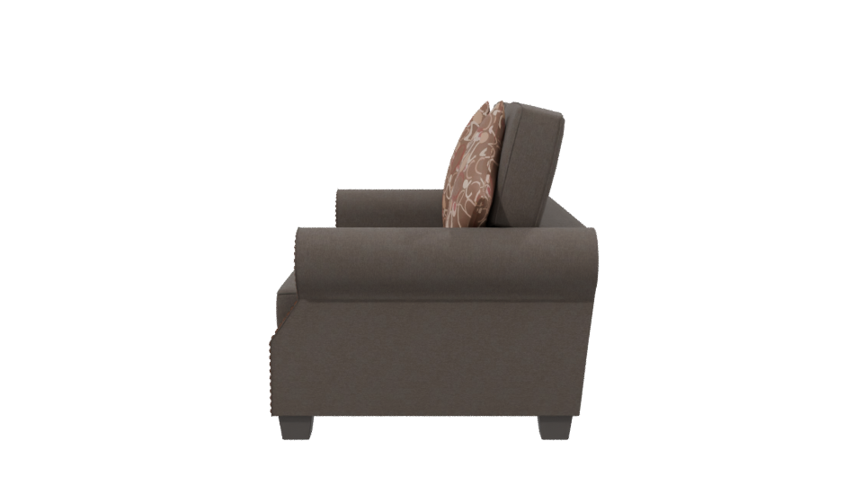 Stylish Fabric Sofa 3D Model - Professional 3D Model Render 2