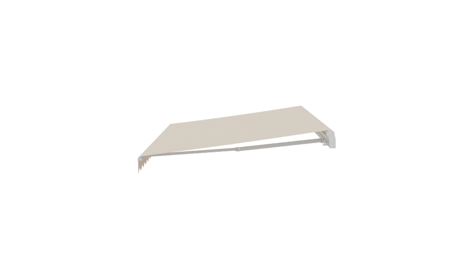 Stylish Beige Shelf Panel 3D - Professional 3D Model Render 5