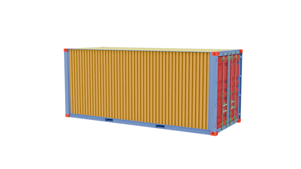 Stylish Modern Container Home 3D - Professional 3D Model Render 6