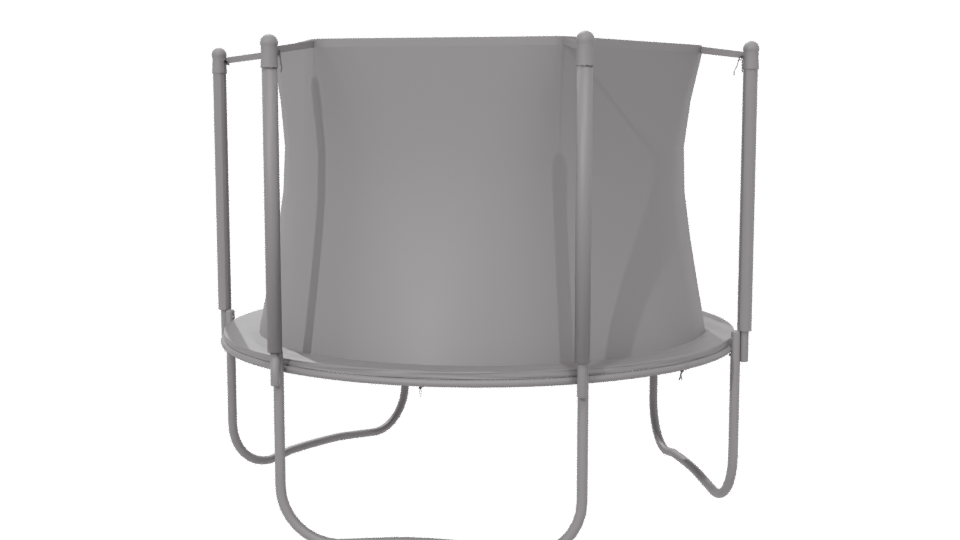 Outdoor Safety Trampoline Model 3D - Professional 3D Model Render 6