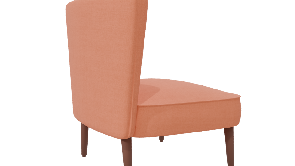 Stylish Modern Accent Chair 3D - Professional 3D Model Render 7