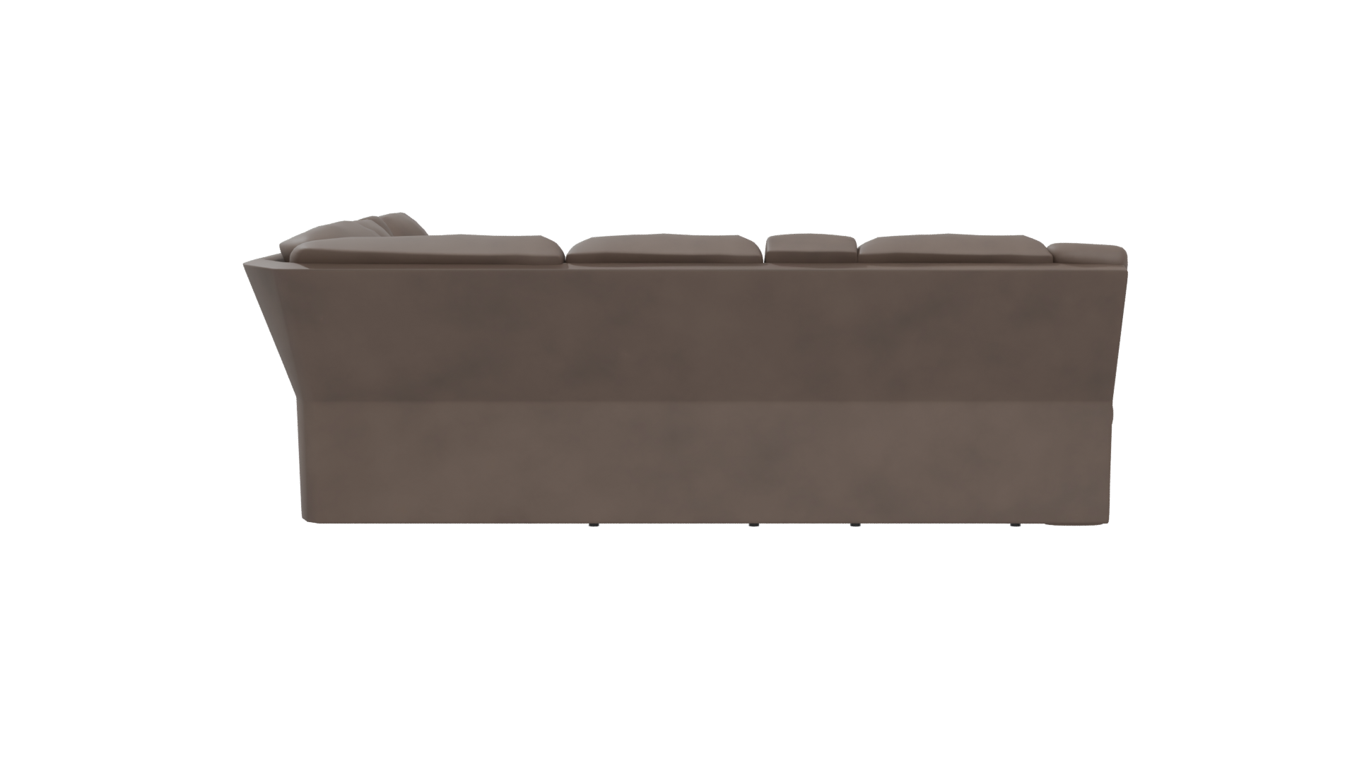 Reclining Sectional Sofa Model 3D - Professional 3D Model Render 5