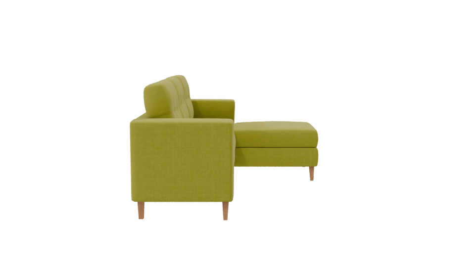 Stylish Modern L-shaped Sofa 3D Model - Professional 3D Model Render 8