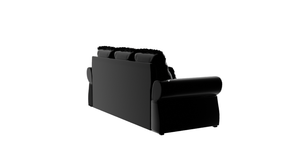 Elegant Vintage Sofa 3D Model - Professional 3D Model Render 7