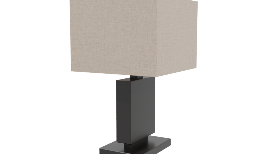 Stylish Modern Table Lamp 3D - Professional 3D Model Render 3