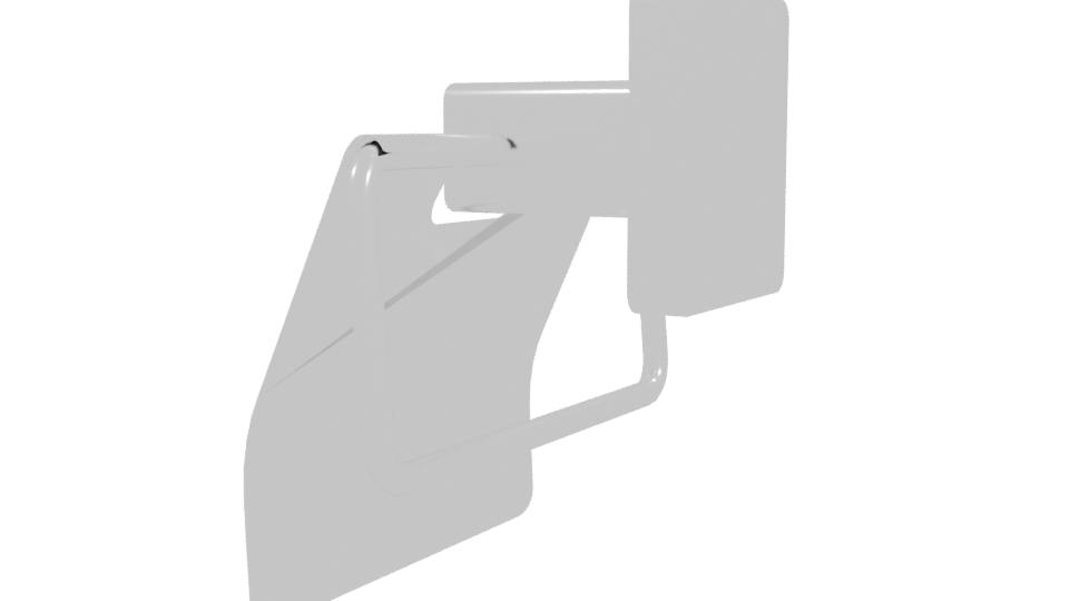 Stylish Modern Wall Hook 3D - Professional 3D Model Render 3