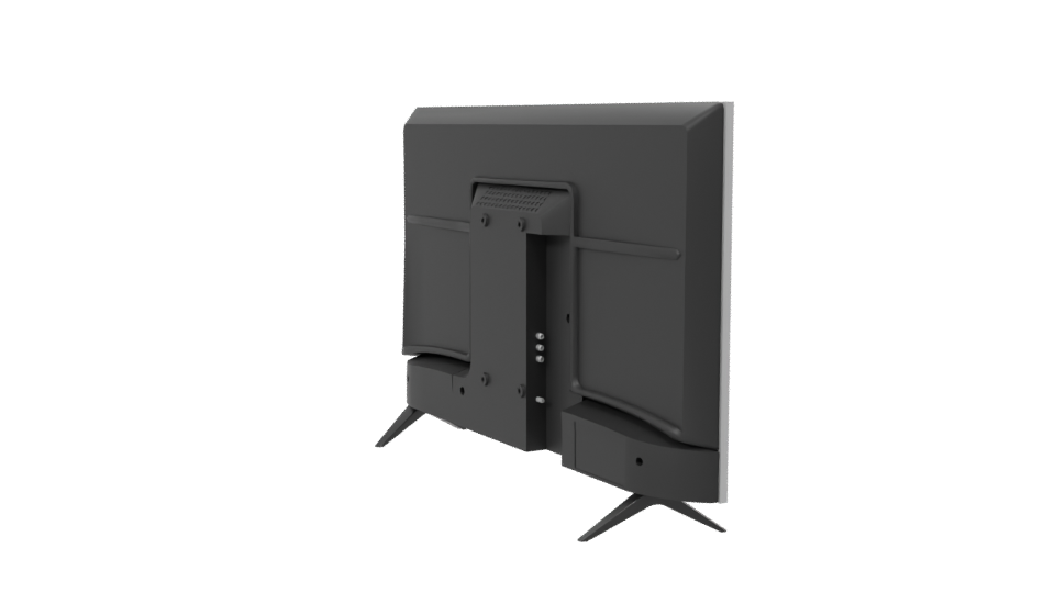 Sleek Modern LED TV Model - Professional 3D Model Render 7