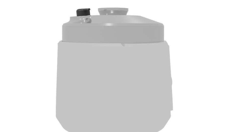 Compact Electric Pressure Cooker 3D - Professional 3D Model Render 7