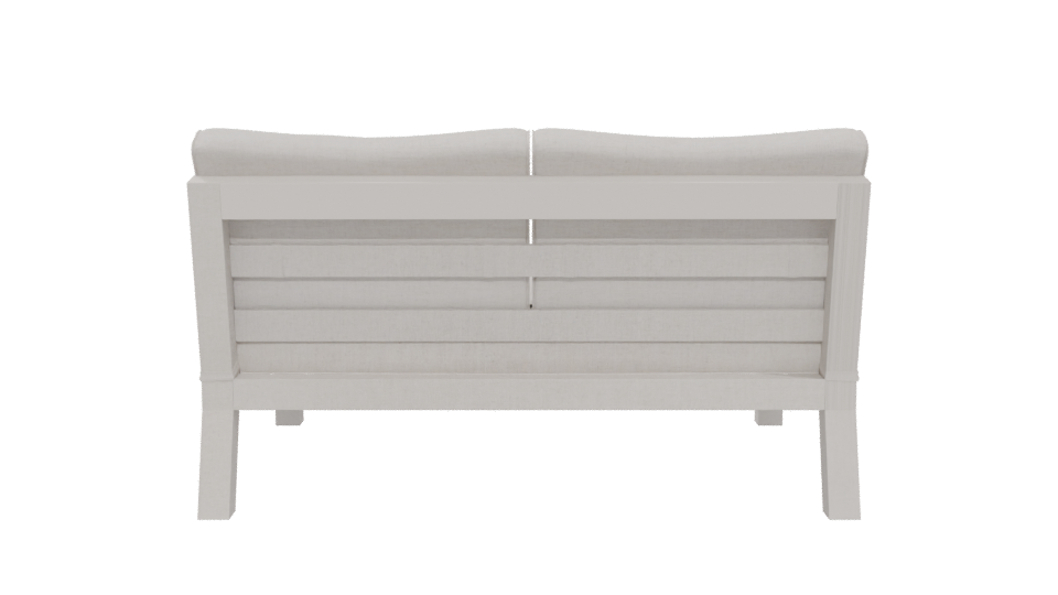 Minimalist Wooden Bed Frame - Professional 3D Model Render 5