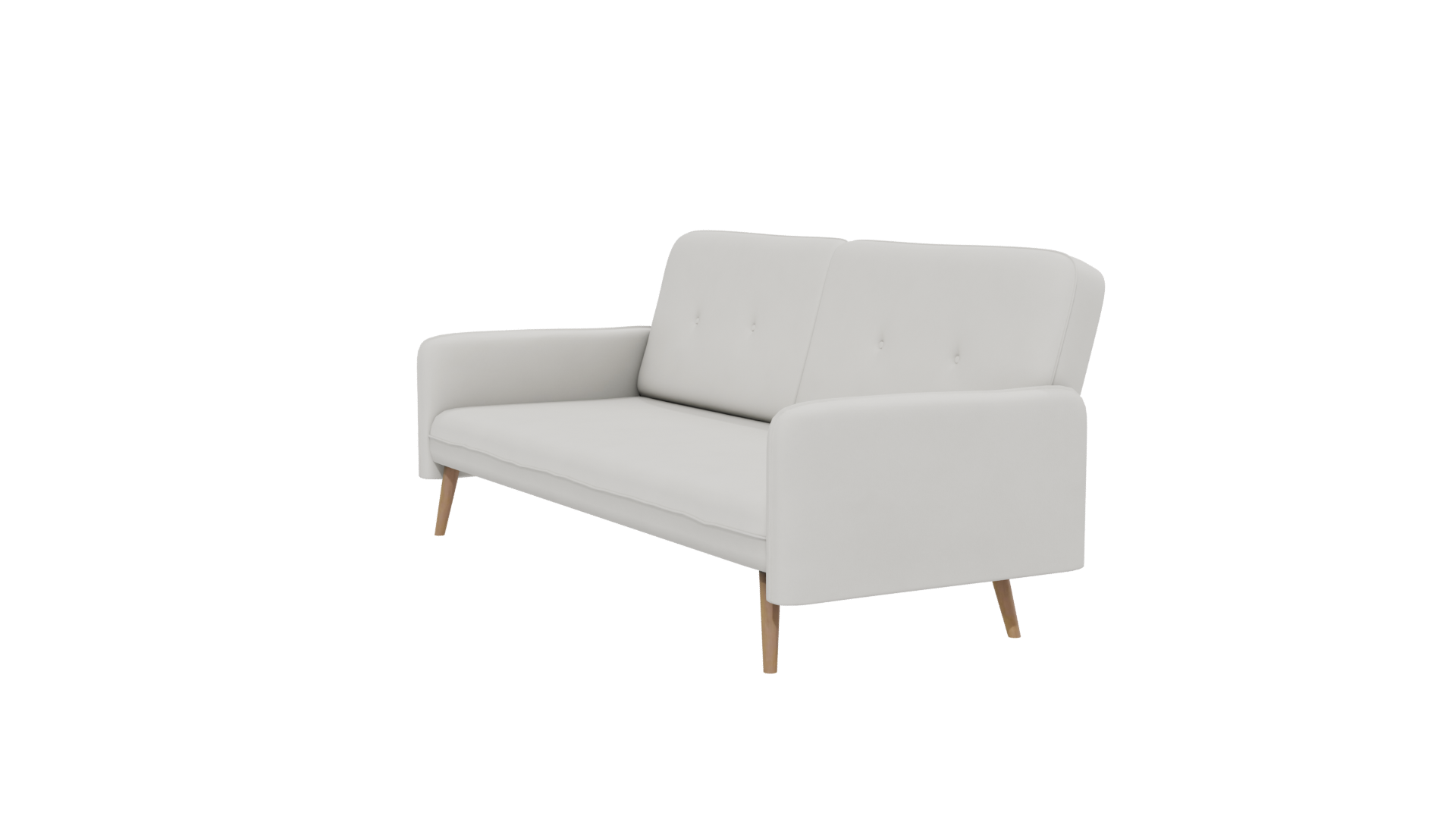 Minimalist White Sofa 3D Model - Professional 3D Model Render 25