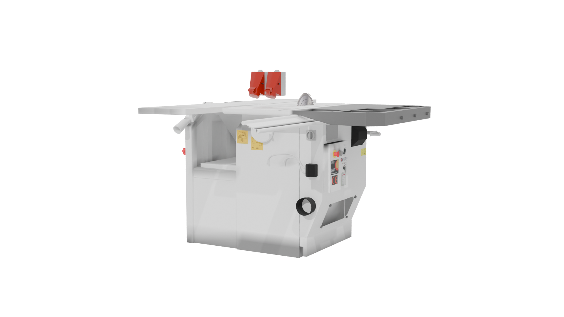 Precision Table Saw 3D Model - Professional 3D Model Render 6