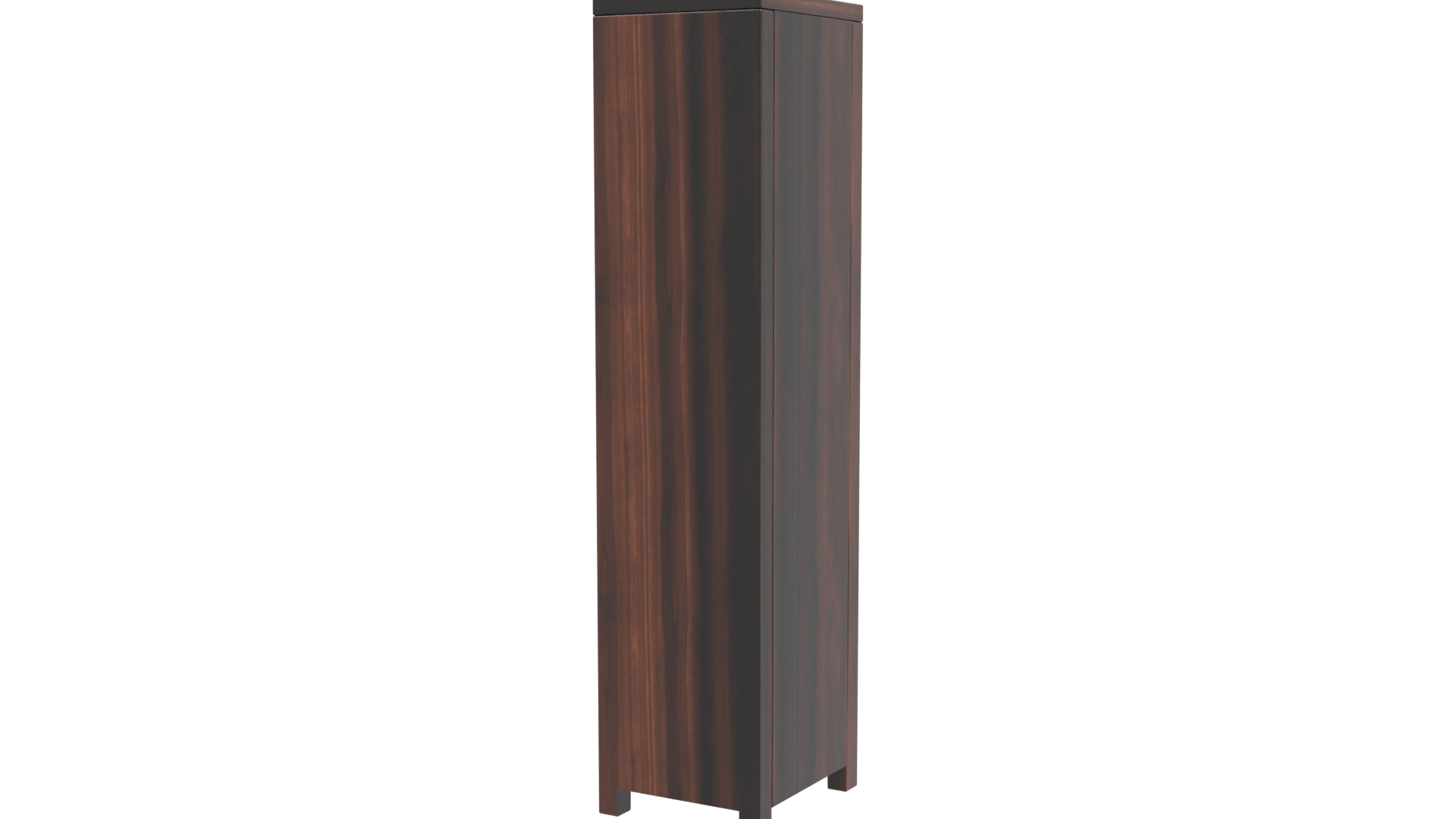 Stylish Wooden Display Cabinet 3D - Professional 3D Model Render 3