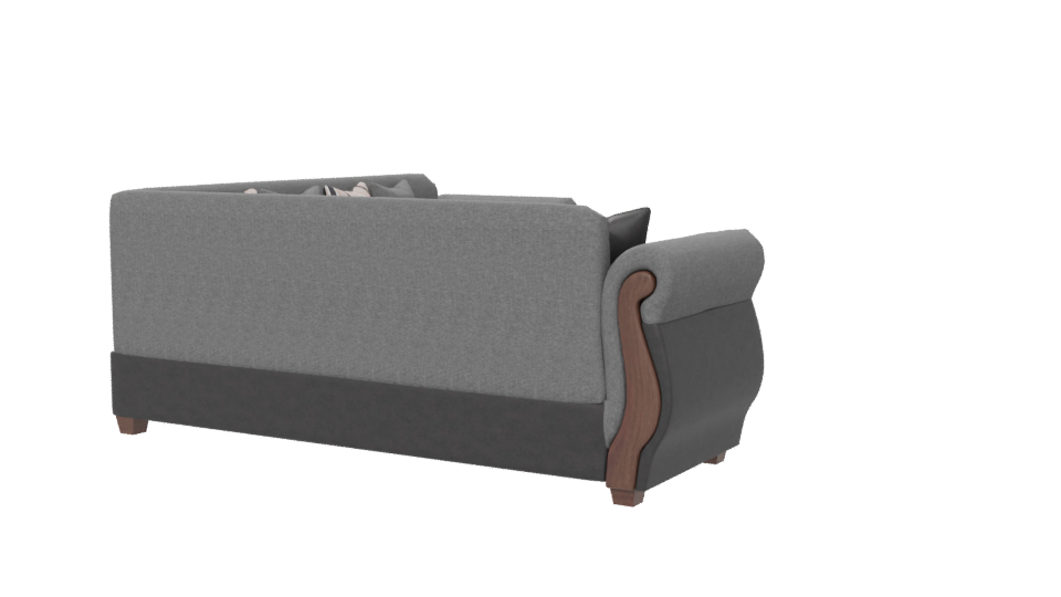 Elegant Corner Sofa 3D Model - Professional 3D Model Render 6