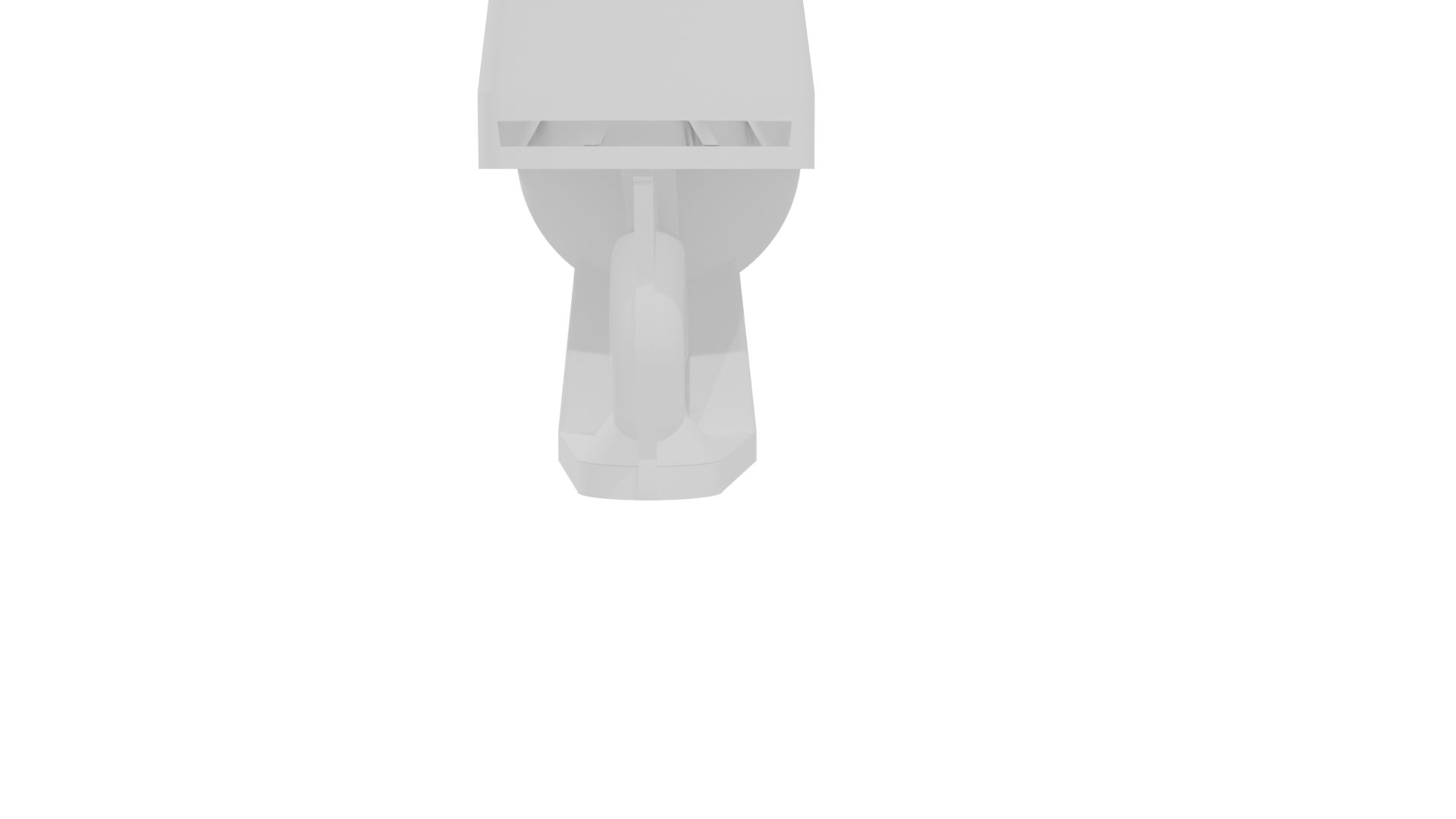 Stylish Modern Toilet 3D Model - Professional 3D Model Render 5