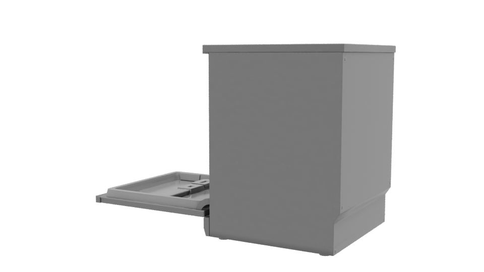 Realistic Dishwasher 3D Model - Professional 3D Model Render 3