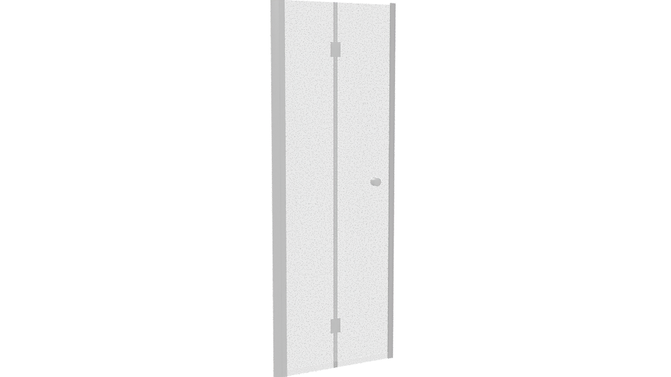 Contemporary Glass Shower Door 3D Model - Professional 3D Model Render 10