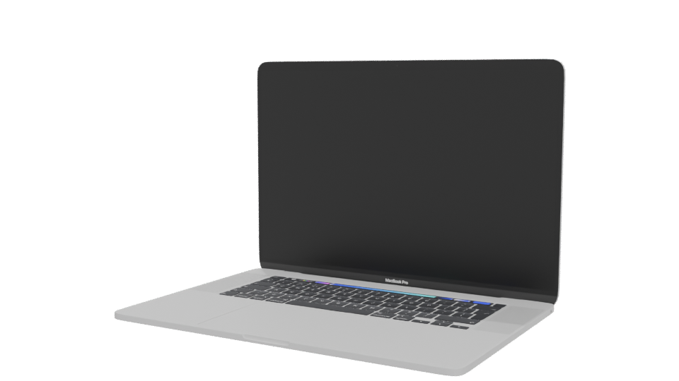 Sleek Laptop 3D Model - Professional 3D Model Render 12