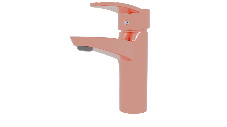 Sleek Modern Faucet 3D Model - Professional 3D Model Render 3