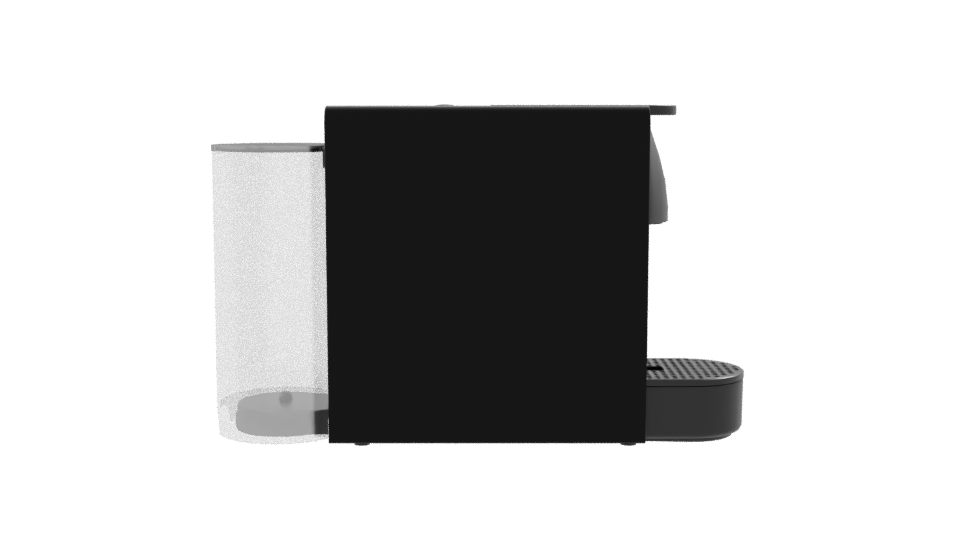 Sleek Modern Coffee Machine 3D - Professional 3D Model Render 8