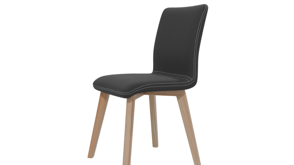 Stylish Modern Dining Chair 3D - Professional 3D Model Render 13