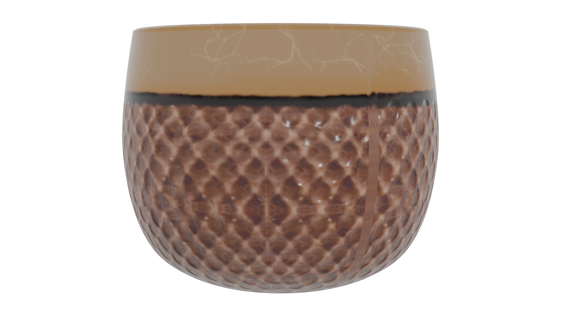 Elegant Metallic Honeycomb Vase 3D - Professional 3D Model Render 19