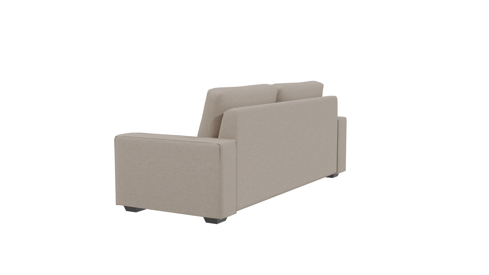 Contemporary Fabric Sofa 3D Model - Professional 3D Model Render 3