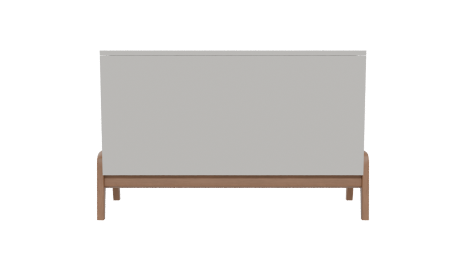 Stylish Modern Wooden Cabinet 3D - Professional 3D Model Render 5