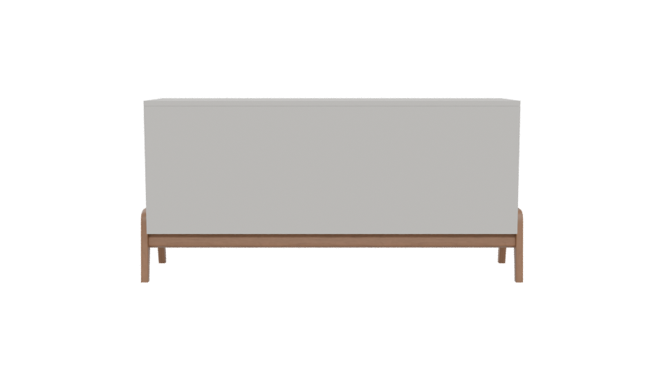 Minimalist Wooden Storage Cabinet 3D - Professional 3D Model Render 5