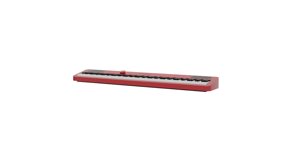 Stylish Digital Piano 3D Model - Professional 3D Model Render 12