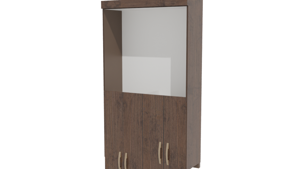 Stylish Wooden Cabinet 3D Model - Professional 3D Model Render 12