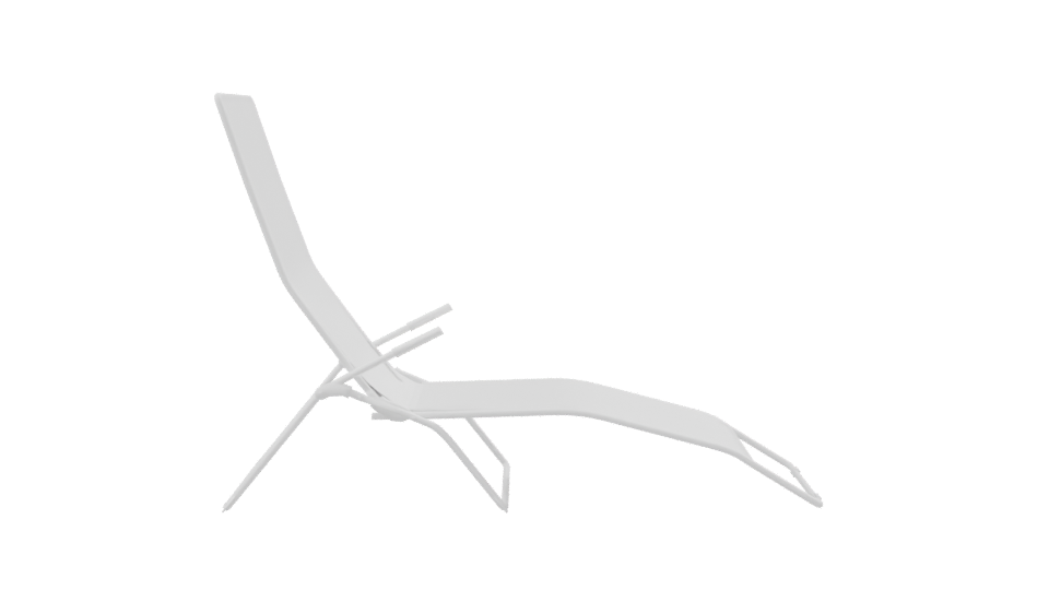 Stylish Outdoor Lounge Chair 3D - Professional 3D Model Render 8