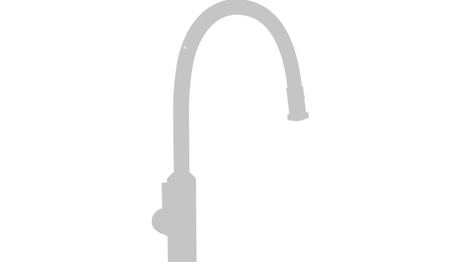 Sleek Modern Faucet 3D Model - Professional 3D Model Render 7