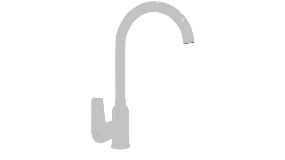 Modern Vertical Kitchen Faucet 3D - Professional 3D Model Render 12