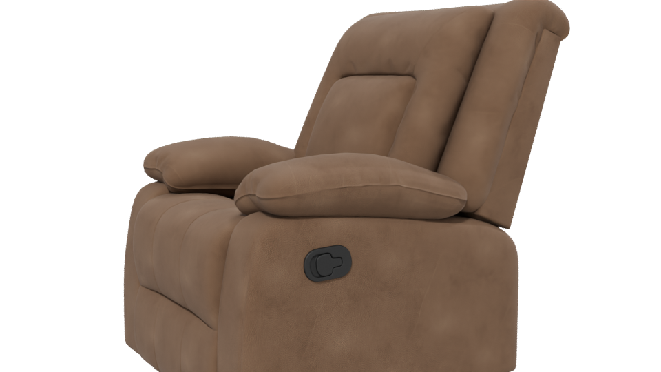Stylish Reclining Armchair 3D - Professional 3D Model Render 13