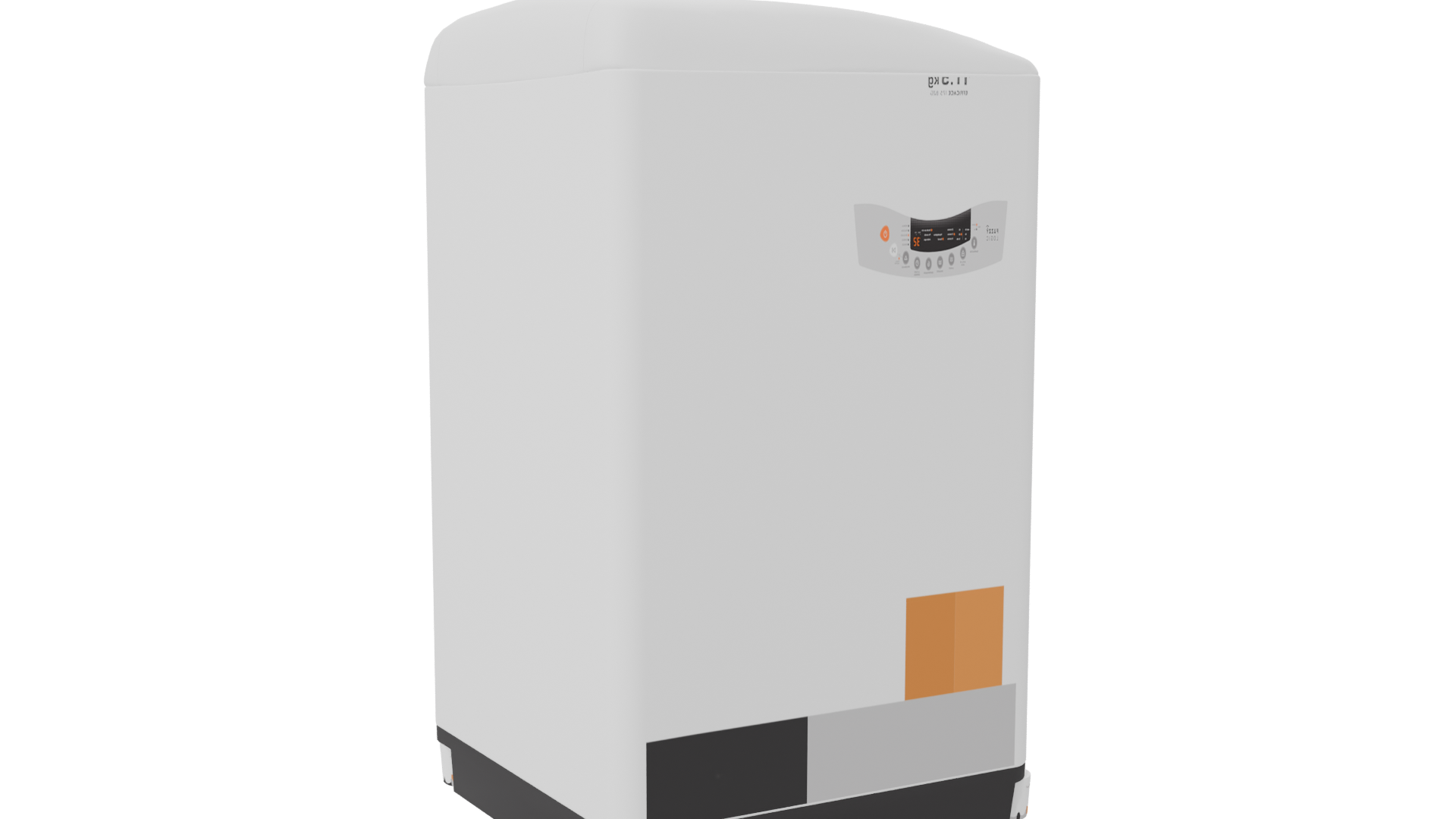 Compact Modern Washing Machine 3D Model - Professional 3D Model Render 7