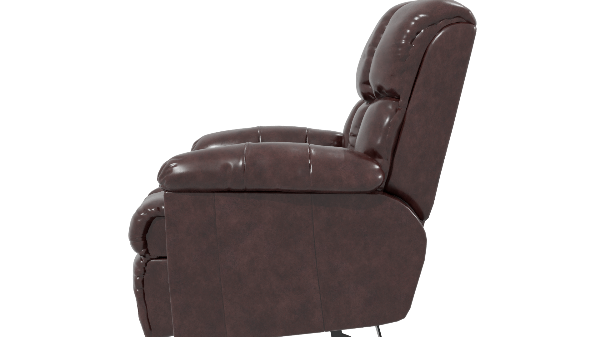 Luxurious Recliner Armchair 3D - Professional 3D Model Render 2
