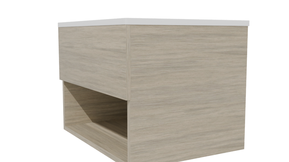 Modern Wooden Bathroom Vanity 3D - Professional 3D Model Render 13