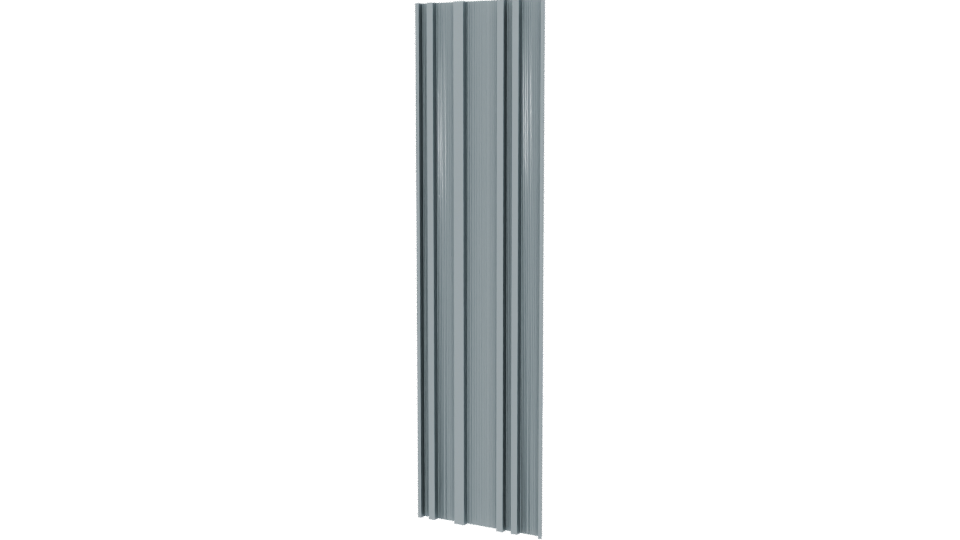 Stylized Metal Vertical Column 3D - Professional 3D Model Render 6