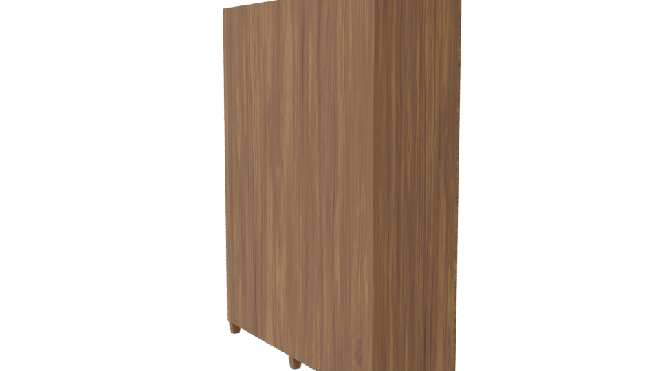 Modern 6-Door Wardrobe 3D Model - Professional 3D Model Render 7