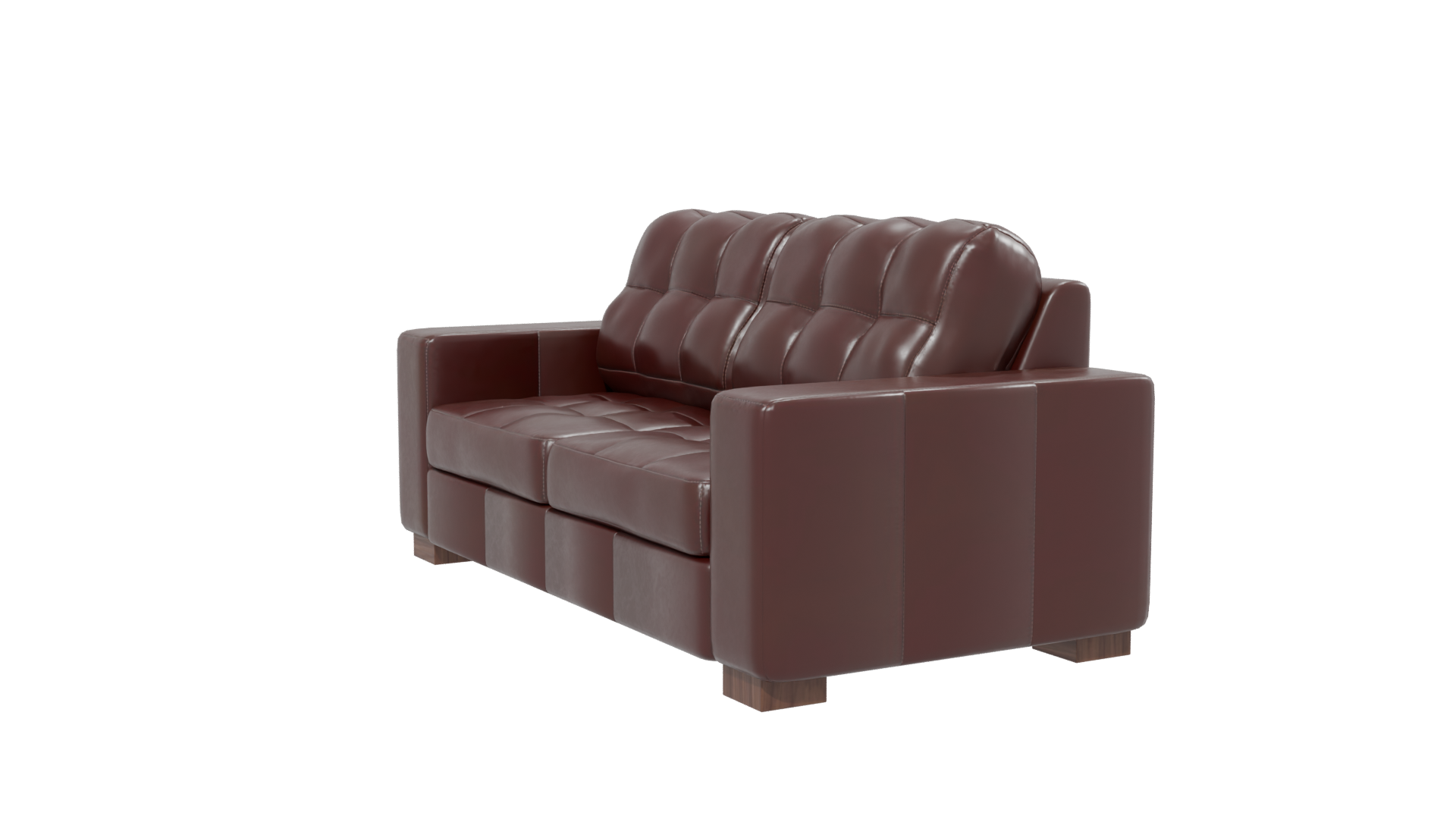 Luxurious Leather Sofa 3D Model - Professional 3D Model Render 13