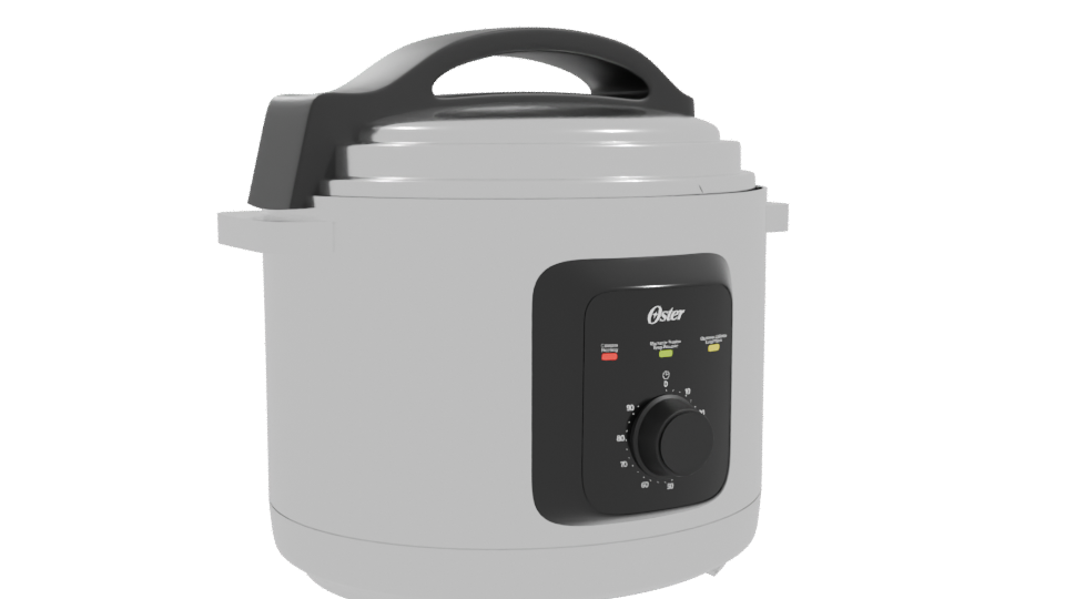 Compact Electric Cooker 3D Model - Professional 3D Model Render 10