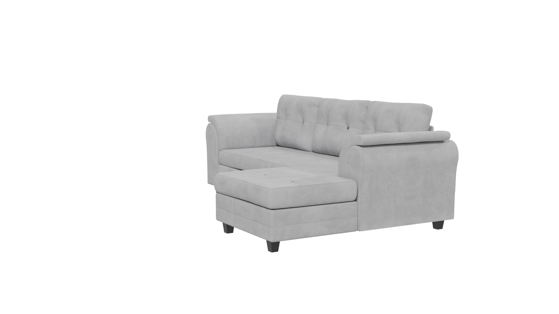 Stylish Sectional Sofa 3D Model - Professional 3D Model Render 13