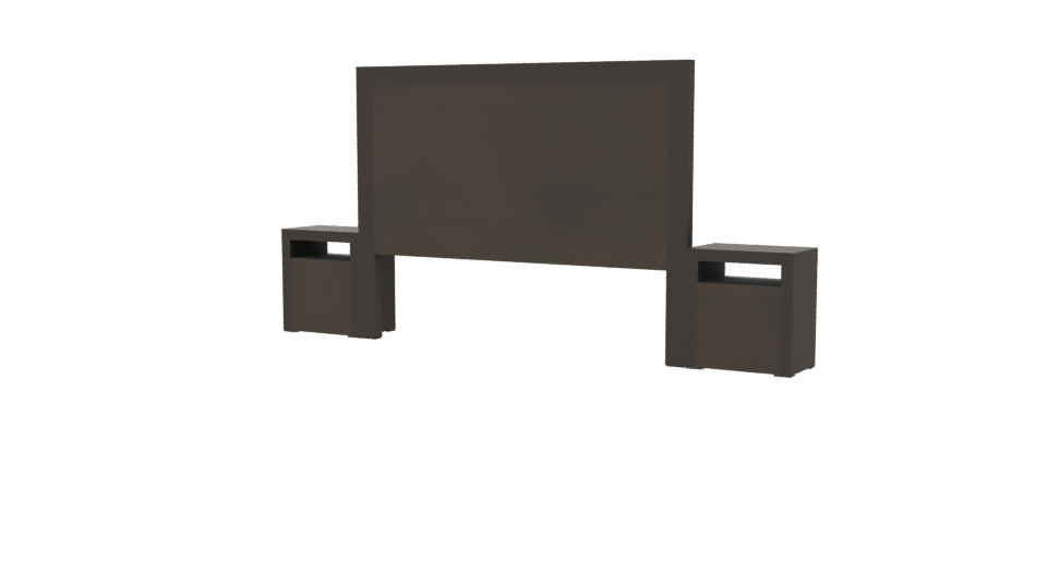 Contemporary Bedroom Furniture Set - Professional 3D Model Render 6