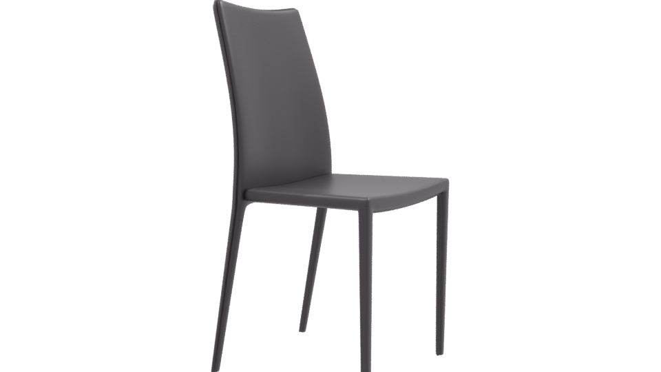 Sleek Modern Dining Chair 3D Model - Professional 3D Model Render 9
