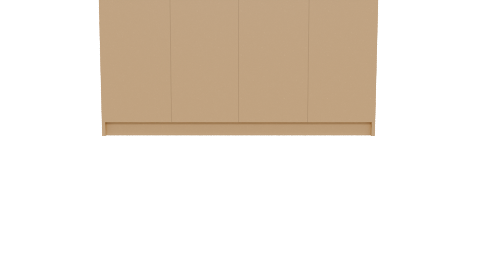 Stylish Wooden Storage Cabinet 3D - Professional 3D Model Render 5