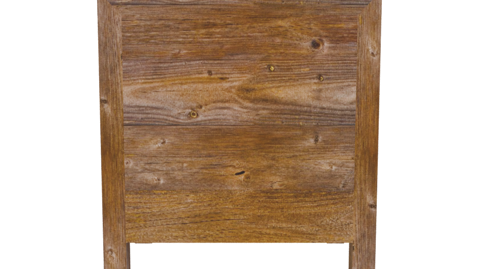 Rustic Wooden Nightstand 3D Model - Professional 3D Model Render 5