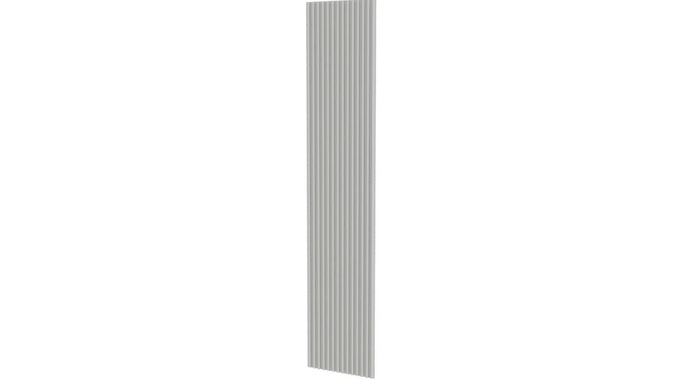 Stylized Vertical Slat Model - Professional 3D Model Render 12