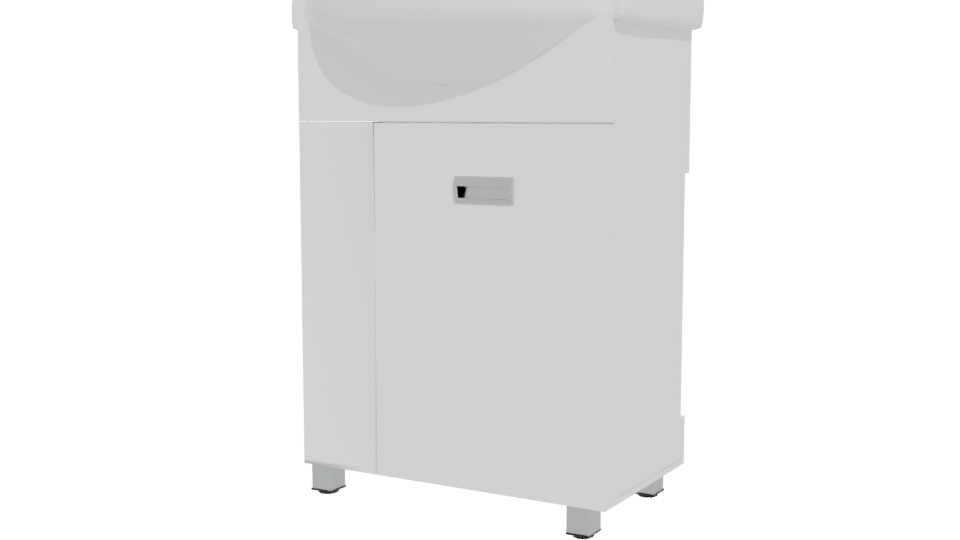 Sleek Modern Kitchen Sink Unit 3D Model - Professional 3D Model Render 12