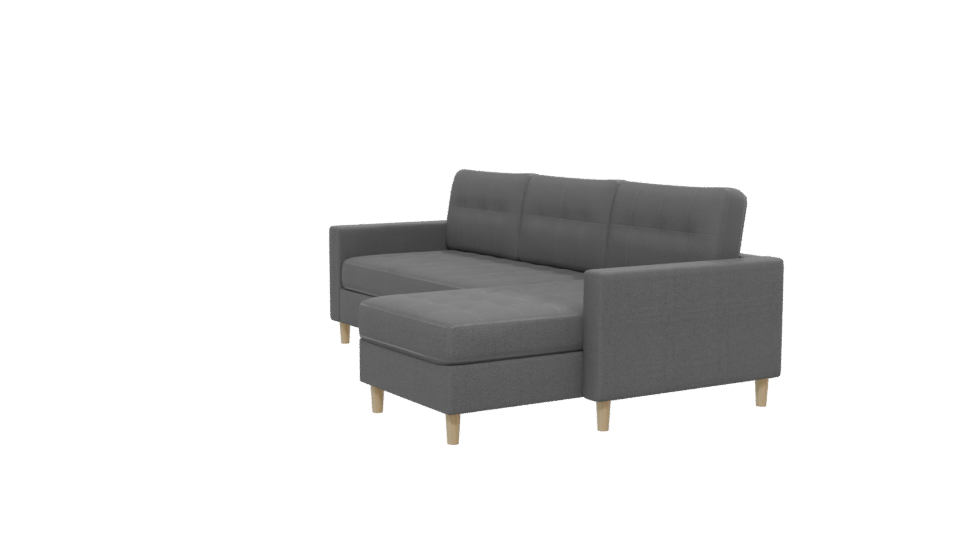 Stylish Modern Sectional Sofa 3D Model - Professional 3D Model Render 13