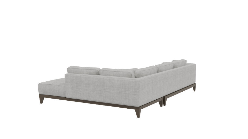 Stylish Modular Sofa 3D - Professional 3D Model Render 3